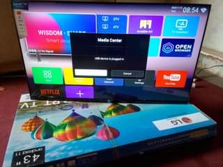 A picture of 43 inches digital smart LG flat with inbuilt decoder