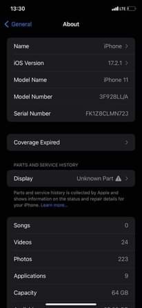 A picture of IPHONE 11