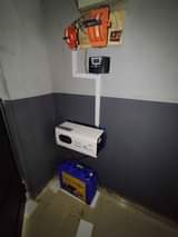 A picture of 1kva solar system