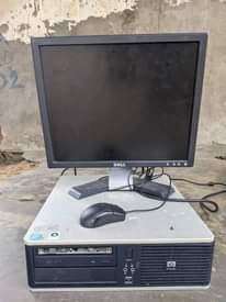 A picture of desktop computer