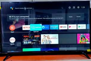 A picture of 43 SPJ Frameless Smart Android Google TV Google Assistant Bluetooth