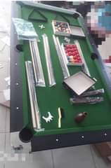A picture of pool table