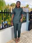 A picture of African outfit