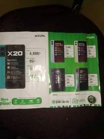 A picture of Mkopa phones for sell with a deposit of 4900 call