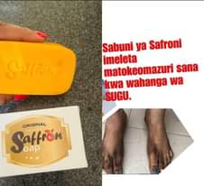 A picture of Saffron soap