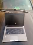 A picture of Flat Toshiba laptop corei7.. 256gb SSD... 4gb ram