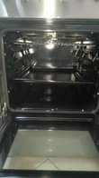 A picture of blue flame 1 electric plate 3 gass and electric oven