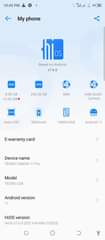 A picture of CAMON 17 pro total of 11grm and 256 gigabit just