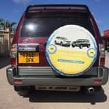 A picture of Prado ya diesel Auto drive Engine 1kz Bei 25M piga
