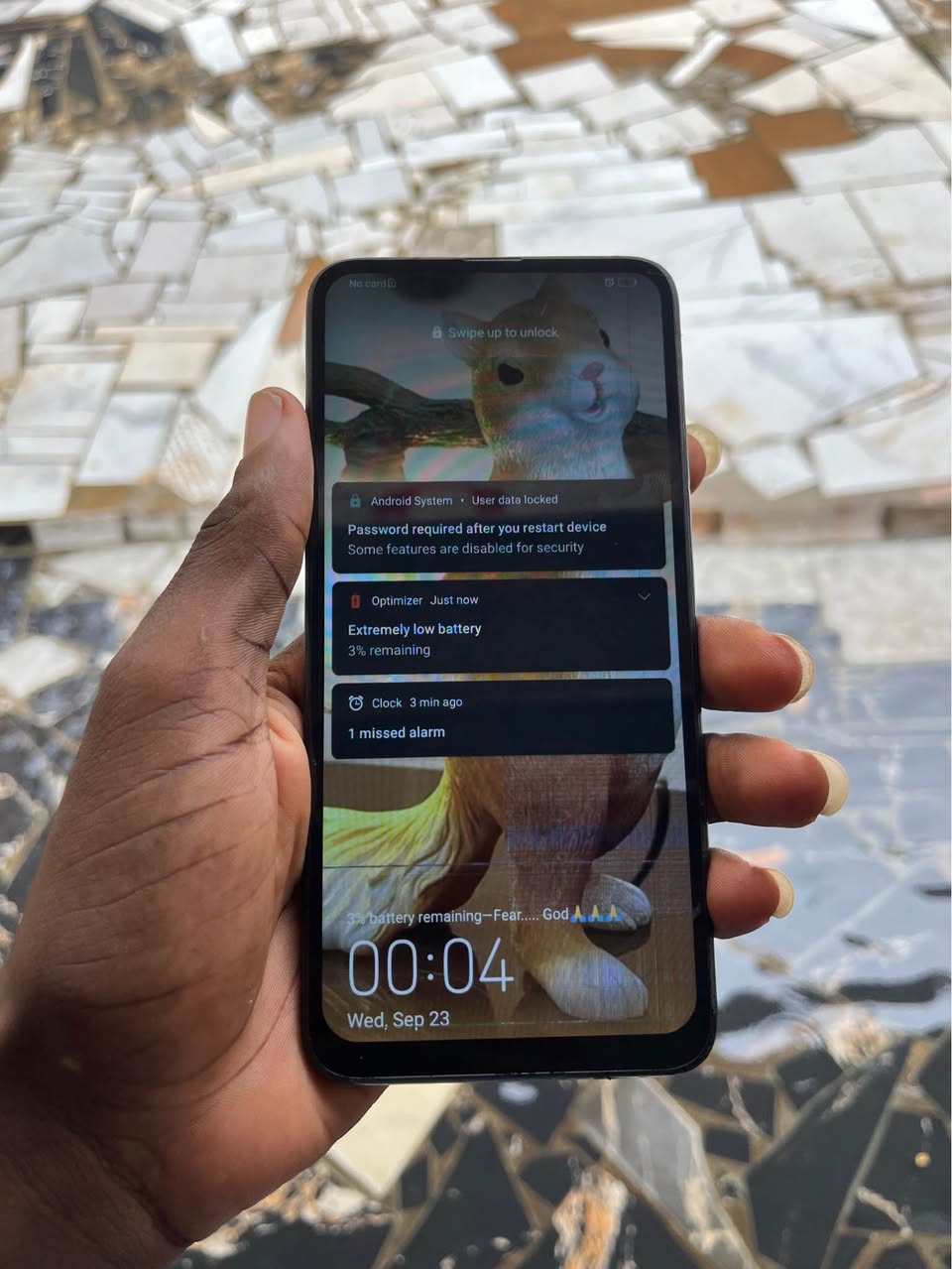 A picture of Huawei y9 prime 2019