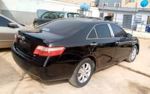 A picture of Clean Nigerian Used Black Toyota Camry 2007 Repainted Leather interior