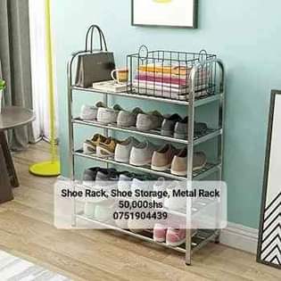 A picture of Shoe Rack Shoe Storage Metal Rack