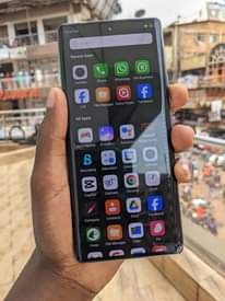 A picture of TECNO SPARK 20 PRO PLUS WITH A LITTLE CRACK AT