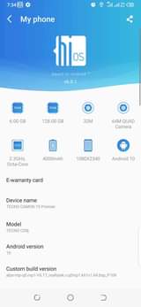 A picture of Techno Camon 15 premier