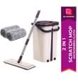 A picture of 2 in 1 cleaning scratch mop bucket Message Saadia on