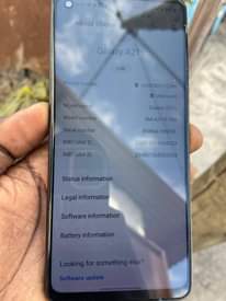 A picture of SamsungA21s