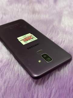 A picture of Samsung j8 32gb 3gb ram dual sim back camera not