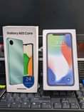 A picture of Samsung A03 nauza 200 000 maongezi kidogo piga 0743656065 gongo