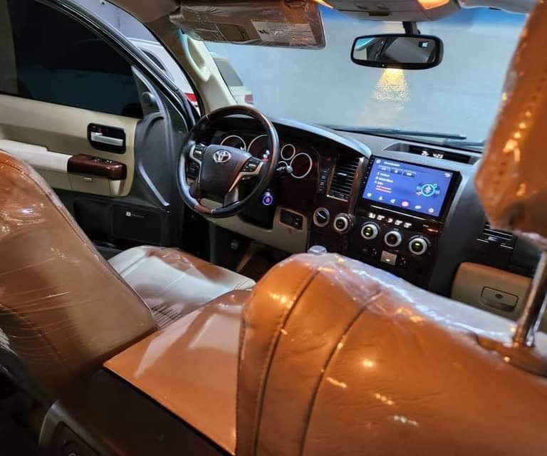 A picture of 2008 Sequoia upgraded to 2020 model with complete documents going