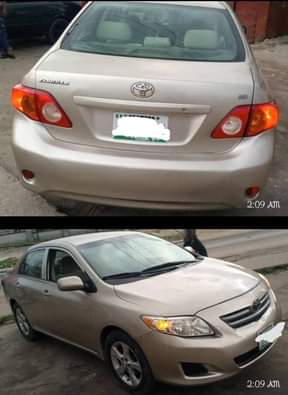 A picture of TOYOTA COROLLA MODEL 2008 2009 Sharpest Grade Belgium Standard Perfect