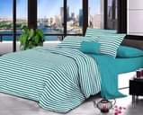 A picture of Stripped cotton duvet covers Restocked The package comes with One