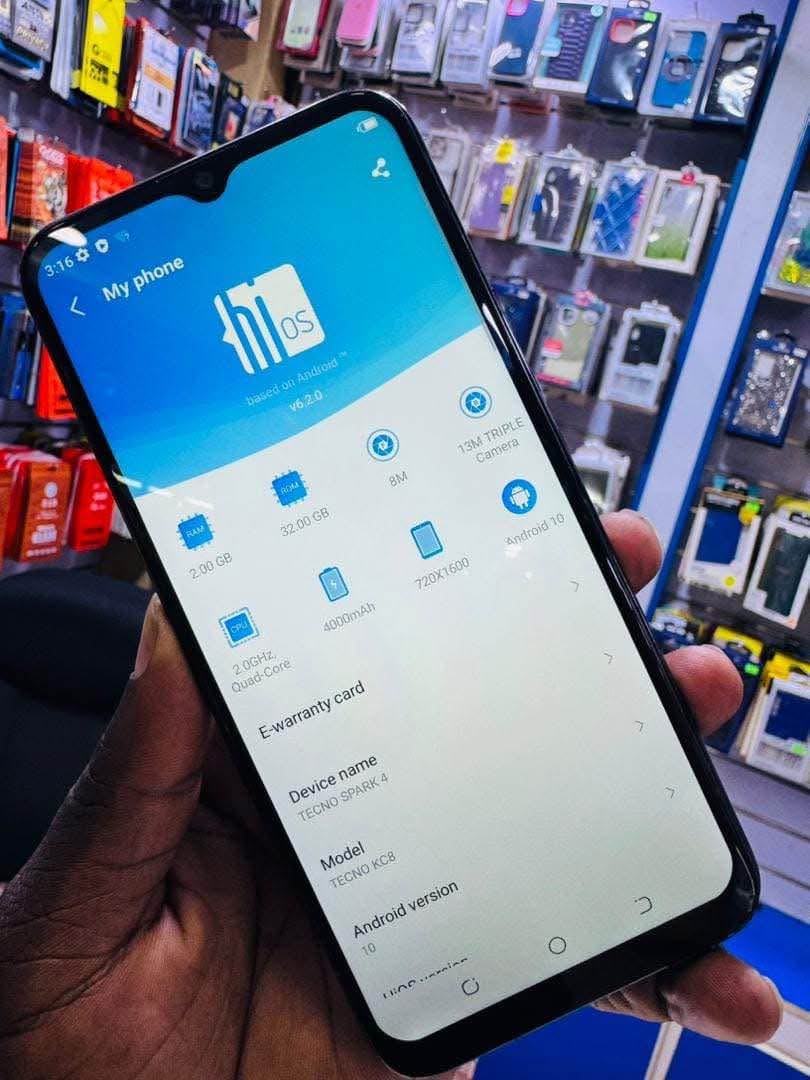 A picture of TECNO SPARK 4