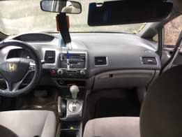 A picture of Honda Civic 2008 model Interior is neat First body Bumpers