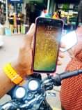 A picture of Samsung A20 ram 3gb storage 32gb fingerprint mtandao 4g