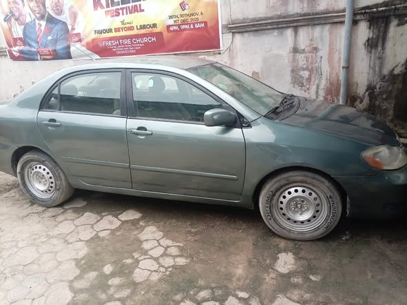 A picture of 2007 toyota corolla Engine gear and ac Location Ejigbo