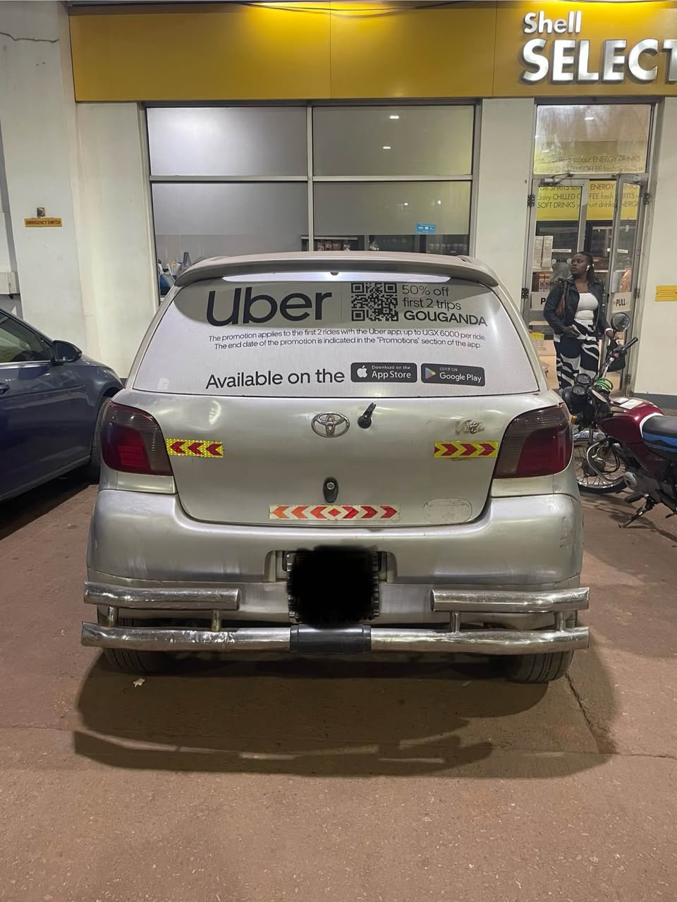 A picture of Vitz car used but in good condition