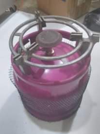 A picture of Empty gas cylinders