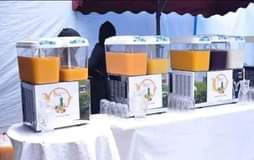 A picture of Double juice dispensers