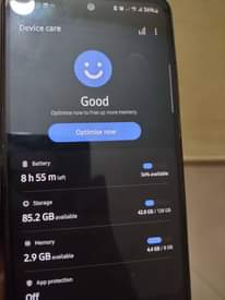 A picture of Samsung A72