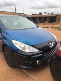 A picture of Super Clean Nigerian Used Peugeot 307 Repainted Fabric interior Sound