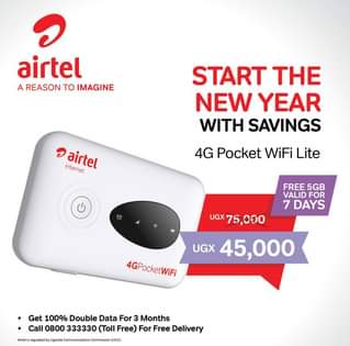 A picture of Airtel 4G mifis 4G 5G routers and broadband