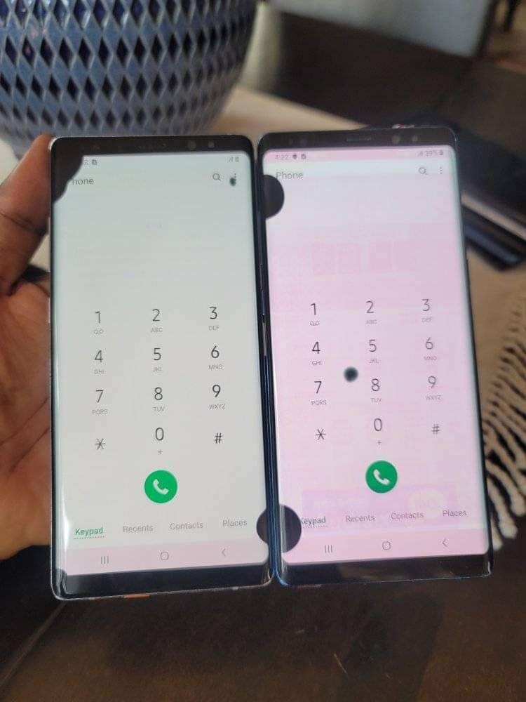 A picture of Samsung galaxy Note8