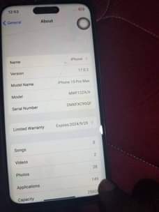 A picture of iPhone15 pro max