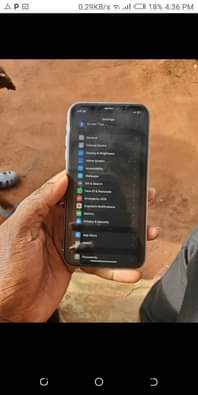 A picture of Iphone 11 for sell 170k no condition the true tone