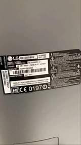 A picture of SMART TV LG INCH 55 USED ni smart 4K piga