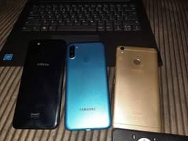 A picture of phones