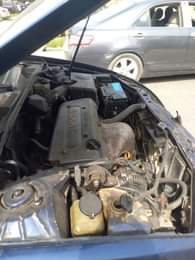 A picture of Blue Toyota Camry big daddy 04 05 V4 engine Engine