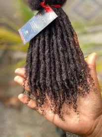 A picture of Human hair dreadlocks