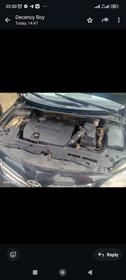 A picture of TOYOTA COROLLA 2010 ENGINE GEAR AC BODY OKAY PRICE 5