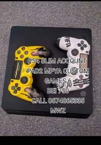 A picture of PS4 SLIM NA CONTROLLERS NEW CUSTOM