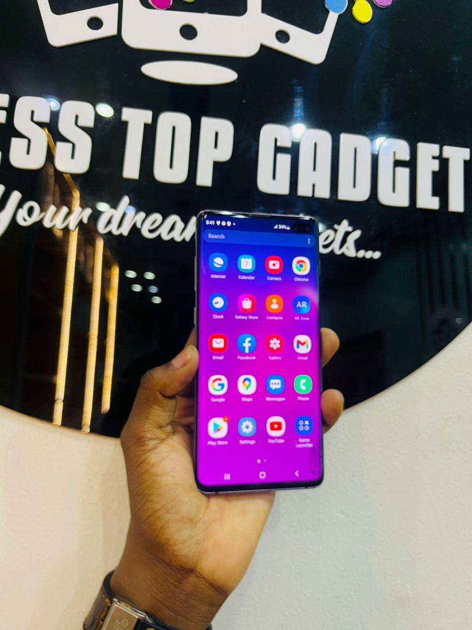 A picture of Samsung Galaxy S10plus