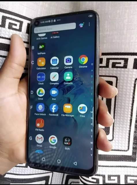 A picture of Simu Infinix s5
