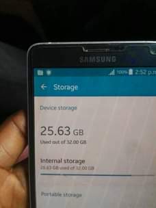 A picture of Samsung galaxynote4