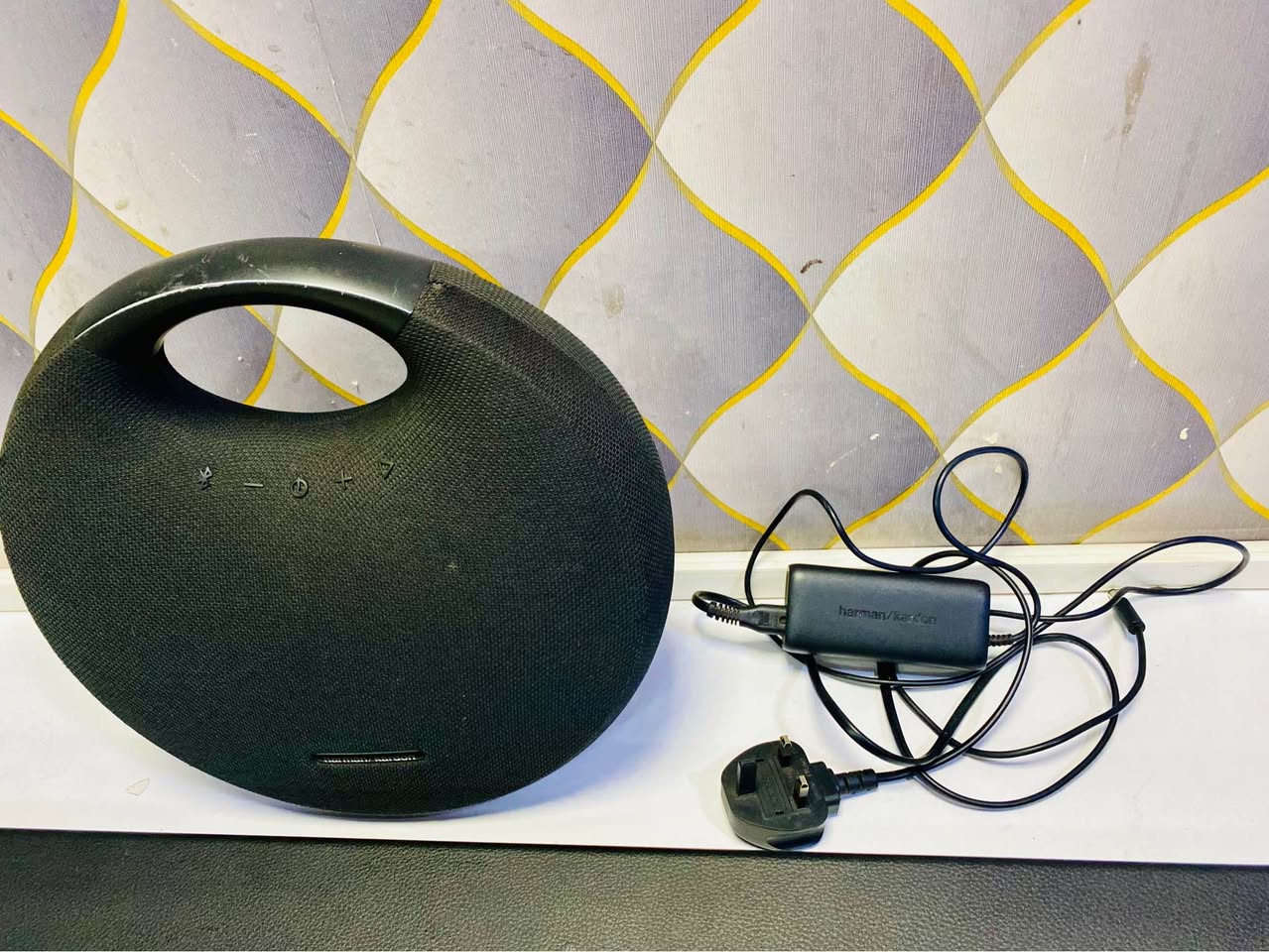A picture of Harman kardon onyx studio 6 Bluetooth rechargeable powerful speaker at