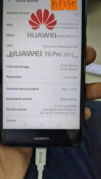 huawei y6