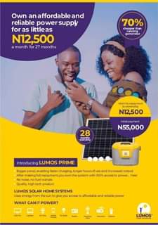 A picture of MTN Lumos prime solar electricity